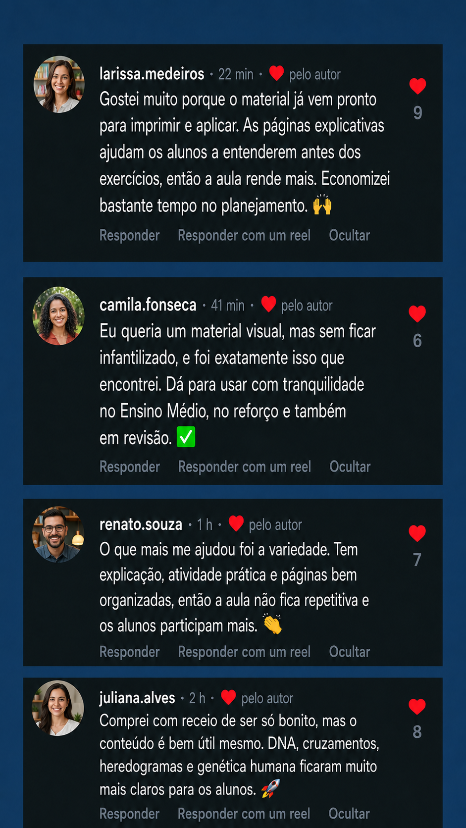 Depoimento de professora sobre o Genética Visual